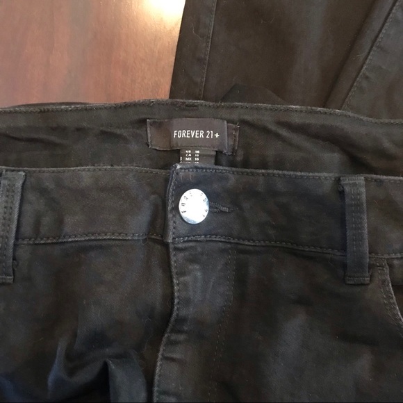 COPY - Forever 21 Black Skinny Jeans Size 16 - Picture 4 of 4